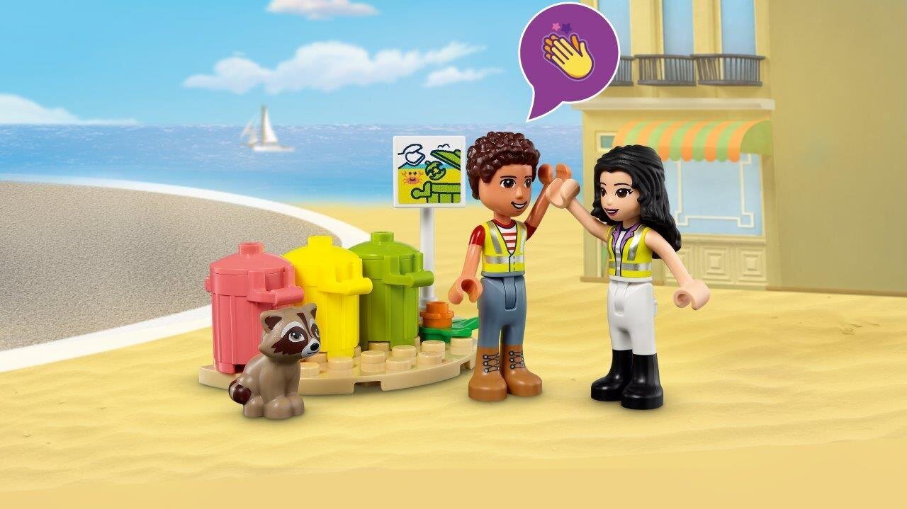 41712 LEGO® Friends Šiukšlių perdirbimo sunkvežimis kaina ir informacija | Konstruktoriai ir kaladėlės | pigu.lt