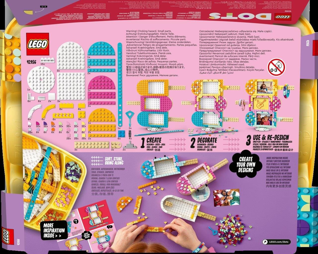 41956 LEGO® DOTS Ledų nuotraukų rėmeliai ir apyrankė цена и информация | Konstruktoriai ir kaladėlės | pigu.lt