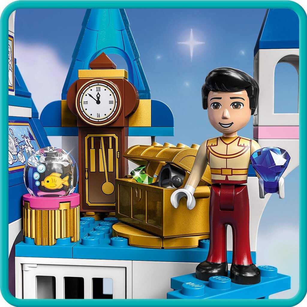 43206 LEGO® | Disney Princess Pelenės ir Žavingojo princo pilis kaina ir informacija | Konstruktoriai ir kaladėlės | pigu.lt