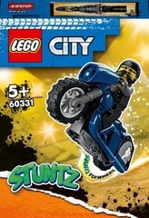 Туристический трюковый мотоцикл 60331 LEGO® City Stunt цена и информация | Конструкторы и кубики | pigu.lt