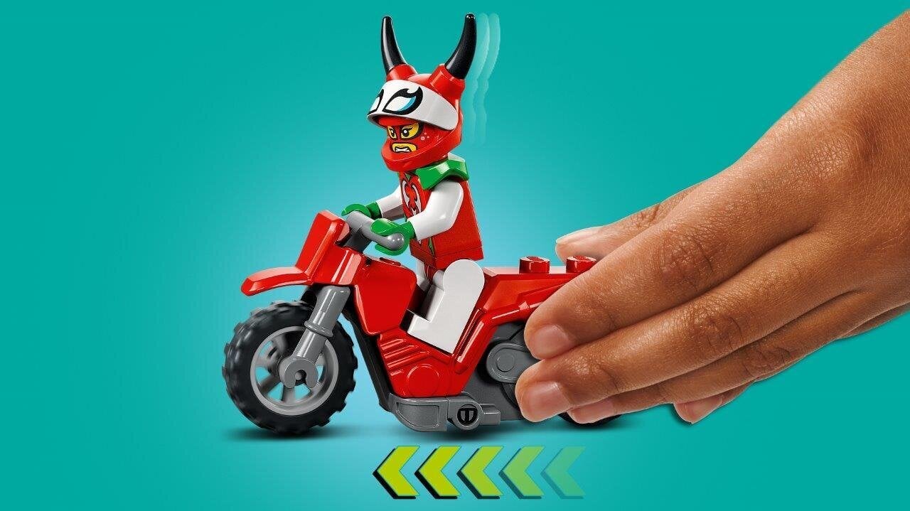 60332 LEGO® City Nutrūktgalviškas skorpiono kaskadininkų motociklas цена и информация | Konstruktoriai ir kaladėlės | pigu.lt