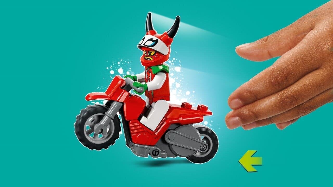 60332 LEGO® City Nutrūktgalviškas skorpiono kaskadininkų motociklas kaina ir informacija | Konstruktoriai ir kaladėlės | pigu.lt