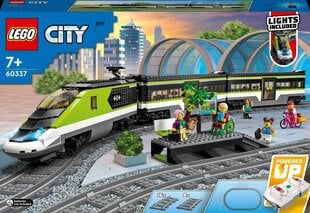 Скоростной пассажирский поезд 60337 LEGO® City Trains цена и информация | Конструкторы и кубики | pigu.lt