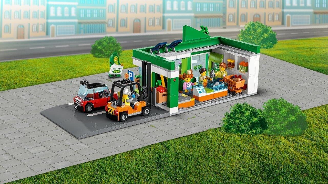 60347 LEGO® City Maisto parduotuvė цена и информация | Konstruktoriai ir kaladėlės | pigu.lt