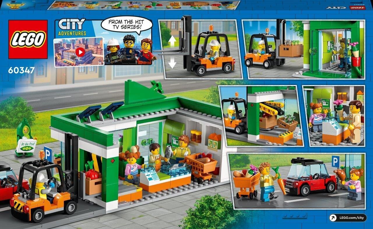 60347 LEGO® City Maisto parduotuvė цена и информация | Konstruktoriai ir kaladėlės | pigu.lt