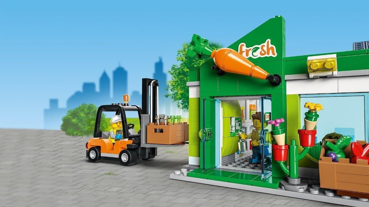 60347 LEGO® City Maisto parduotuvė цена и информация | Konstruktoriai ir kaladėlės | pigu.lt