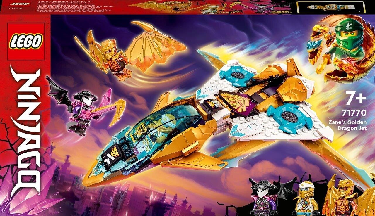 71770 LEGO® NINJAGO Реактивный самолет Zane Golden Dragon цена | pigu.lt