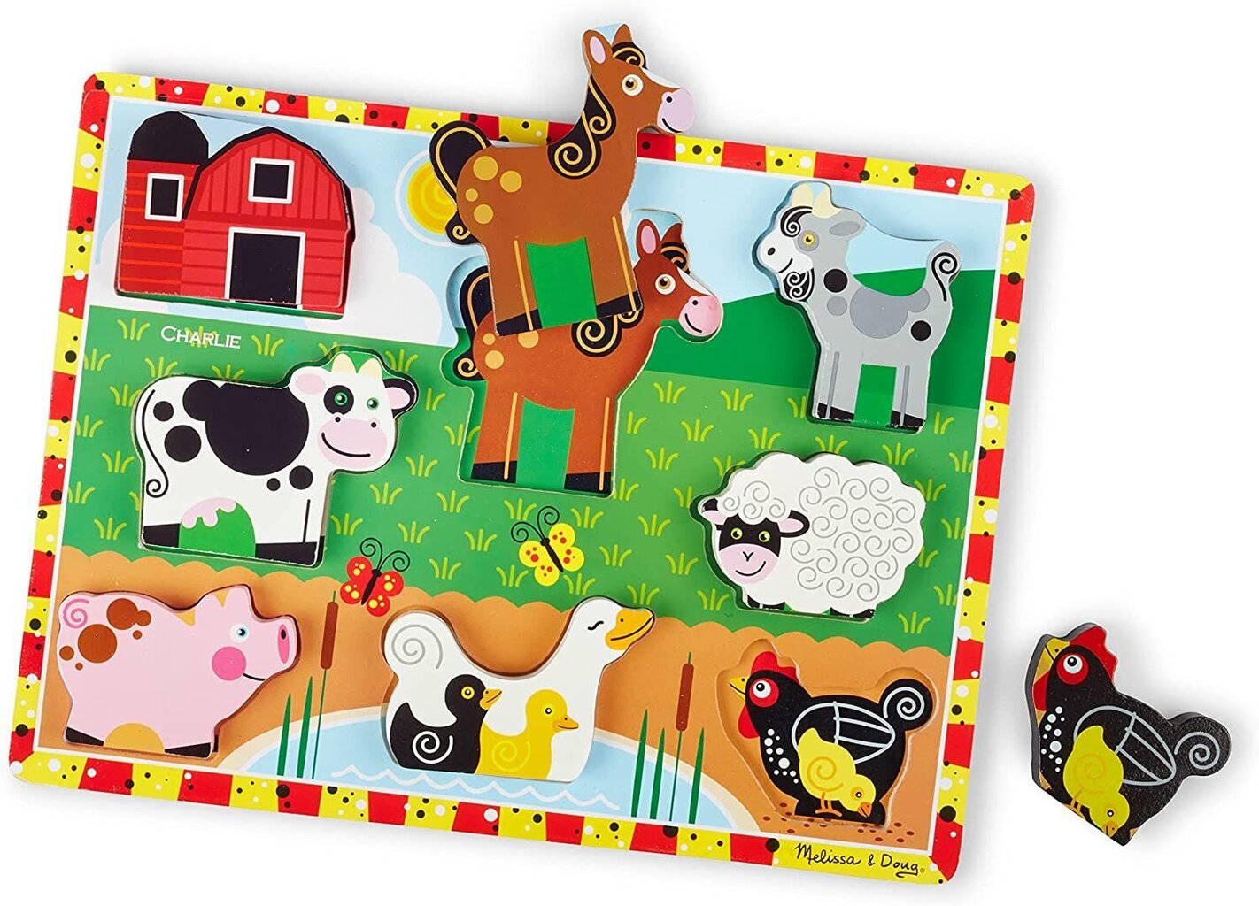 Dėlionė Ūkis Melissa & Doug kaina ir informacija | Žaislai kūdikiams | pigu.lt