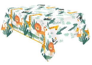 Staltiesė "Safari gyvūnai", popierinė (120x180 cm) kaina ir informacija | Vienkartiniai indai šventėms | pigu.lt