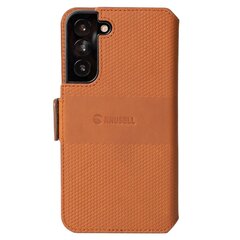 Кожаный чехол для телефона Krusell для Samsung Galaxy S22+, коричневый цена и информация | Чехлы для телефонов | pigu.lt