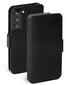 Krusell Leather Phone Wallet, skirtas Samsung Galaxy S22, juodas kaina ir informacija | Telefono dėklai | pigu.lt