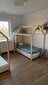 Vaikiška lova namelis SofiHouse R37, 140x70 cm, Nedažyta kaina ir informacija | Vaikiškos lovos | pigu.lt