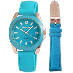 Moteriškas laikrodis su silikonine apyranke Excellanc kaina ir informacija | Moteriški laikrodžiai | pigu.lt