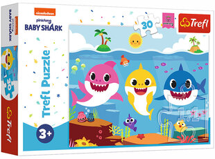 Puzzle 023 baby shark/ *30шт цена и информация | Пазлы | pigu.lt