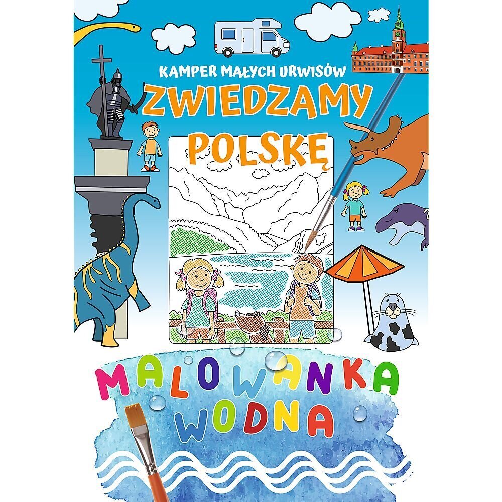 spalvinimo puslapiai vaikams - Lenkija цена и информация | Spalvinimo knygelės | pigu.lt