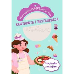 Книжка-раскраска Stylove interiors "ресторан" цена и информация | Книжки - раскраски | pigu.lt