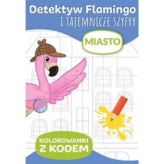 Knygelė flamingo detektyvas – miestas kaina ir informacija | Spalvinimo knygelės | pigu.lt