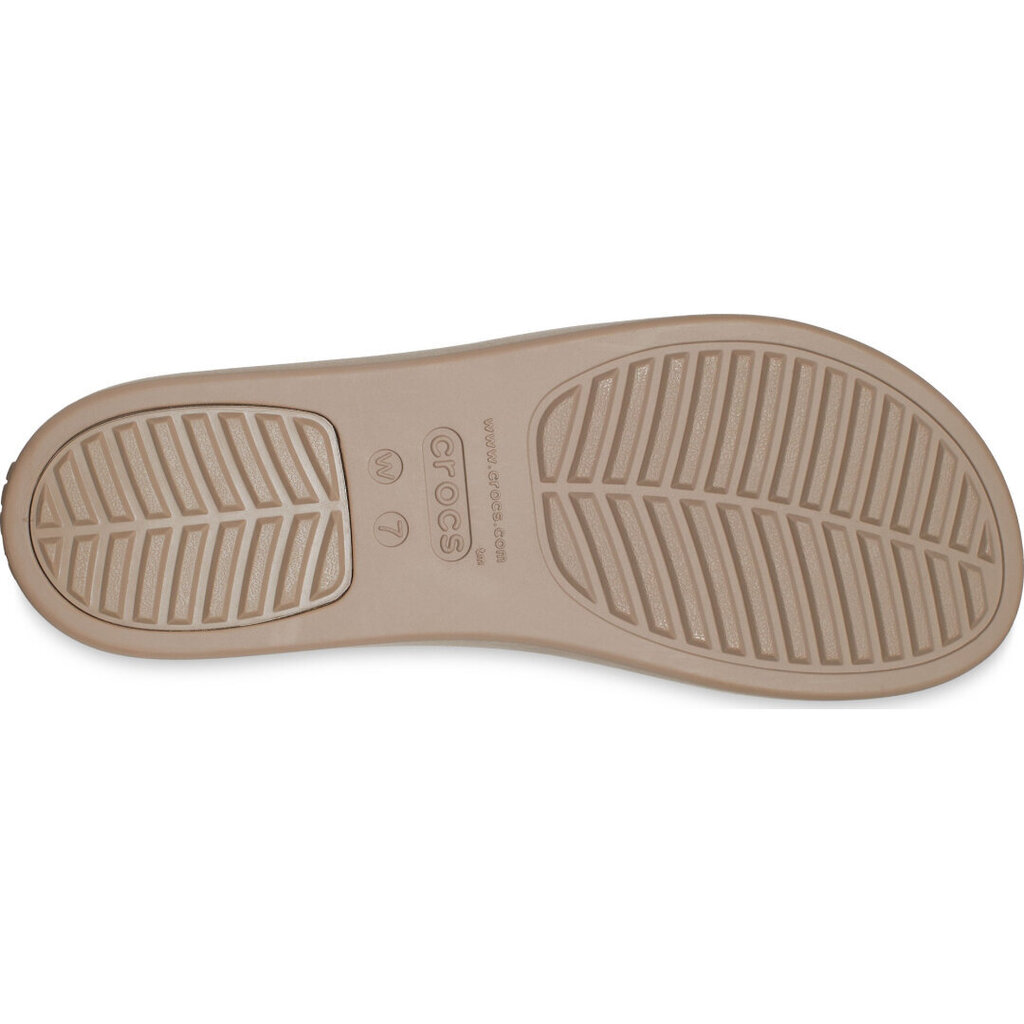 Basutės moterims Crocs™ Brooklyn Low Wedge 200409, rudos kaina ir informacija | Basutės moterims | pigu.lt