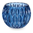Žvakidė Šešiakampis Stiklas Mėlyna (11 x 9 x 11 cm)