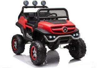 Vaikiškas elektrinis visureigis Mercedes Unimog S, raudonas kaina ir informacija | Elektromobiliai vaikams | pigu.lt