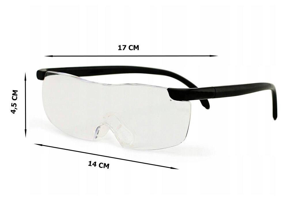 Didinamieji akiniai, 160% priartinimas kaina ir informacija | Kanceliarinės prekės | pigu.lt