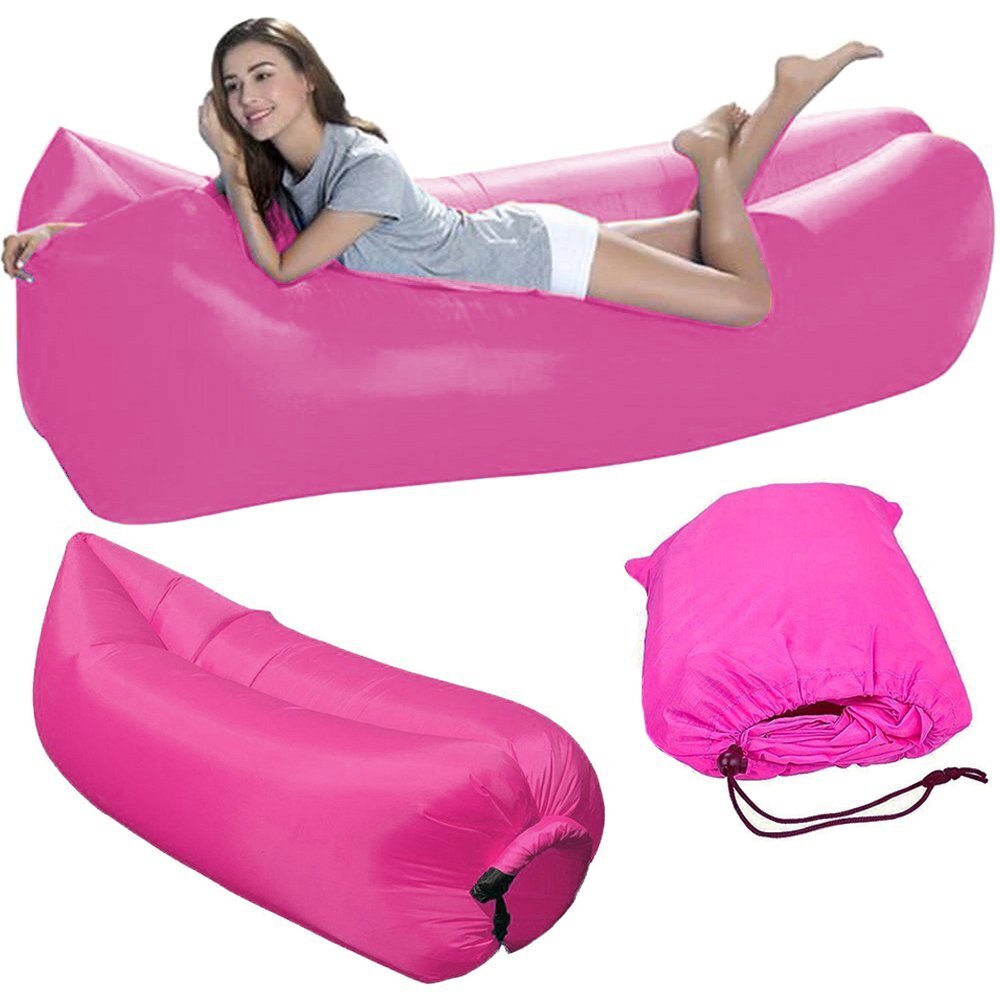 Oro gultas Air Lazy Bag XXL, violetinis цена и информация | Pripučiami čiužiniai ir baldai | pigu.lt