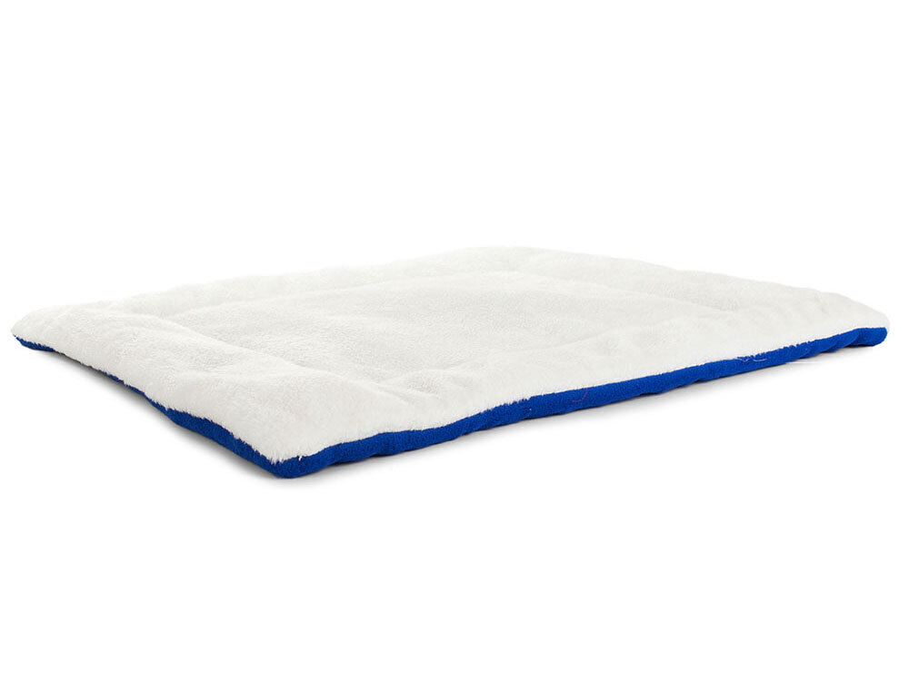Medžiaginis kilimėlis augintiniui, 54x44 cm, mėlynas kaina ir informacija | Guoliai, pagalvėlės | pigu.lt