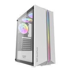 Darkflash DK151 computer case LED with 3 fans (white) цена и информация | Корпуса | pigu.lt