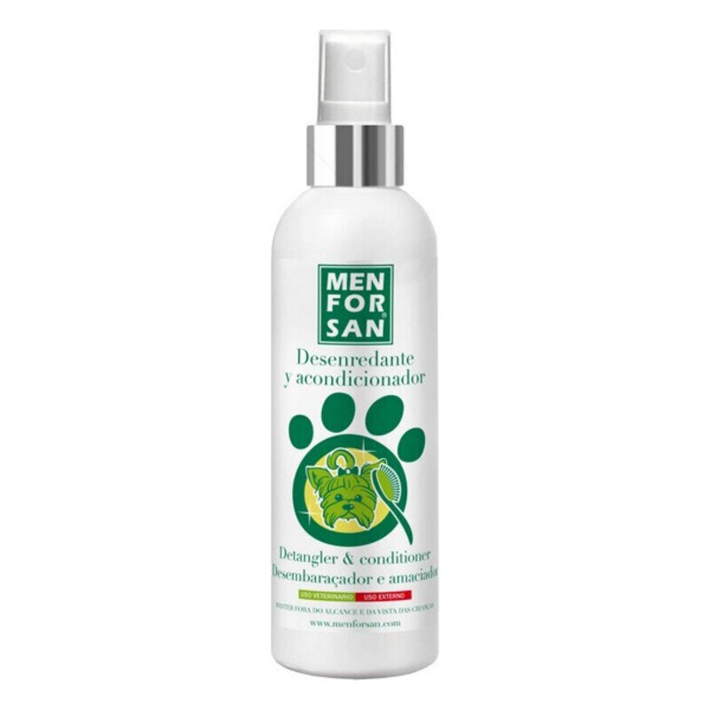 Kondicionierius, suteikiantis plaukams glotnumo Menforsan Spray šunims, 125 ml kaina ir informacija | Kosmetinės priemonės gyvūnams | pigu.lt