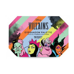 Akių šešėlių paletė Mad Beauty Disney Villains, 12 x 2,5 g kaina ir informacija | Akių šešėliai, pieštukai, blakstienų tušai, serumai | pigu.lt