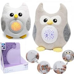 Мягкая игрушка - проектор WOOPIE Cuddly Sleeper Projector 2in1 Owl - 10  цена и информация | Игрушки для малышей | pigu.lt