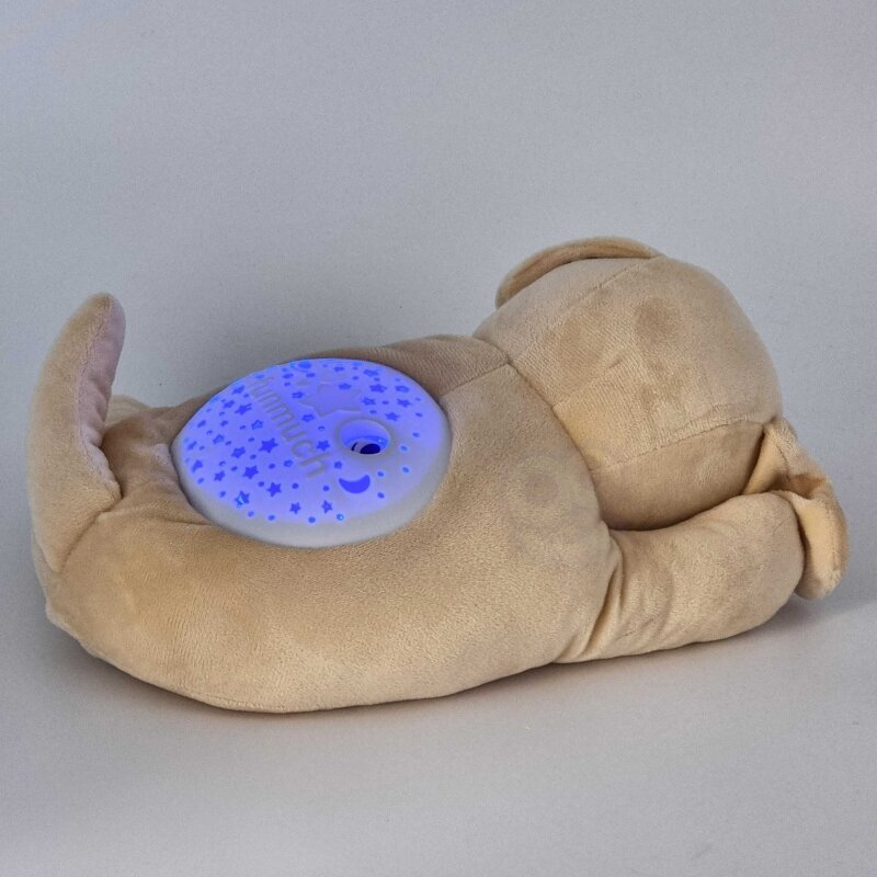 Minkštas žaislas migdukas - Šuniukas su projektoriumi ir 10 lopšinių Woopie kaina ir informacija | Žaislai kūdikiams | pigu.lt
