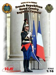 Klijuojamas Modelis ICM 16007 French Republican Guard Cavalry Regiment Corporal 1/16 kaina ir informacija | Klijuojami modeliai | pigu.lt