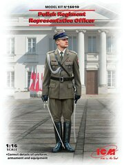 Сборная модель ICM 16010 Polish Regiment Representative Officer 1/16 цена и информация | Склеиваемые модели | pigu.lt