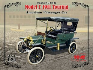 Klijuojamas Modelis ICM 24002 Model T 1911 Touring, American Passenger Car 1/24 kaina ir informacija | Klijuojami modeliai | pigu.lt
