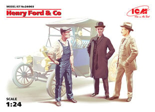 Сборная модель ICM 24003 Henry Ford & Co (3 figures) 1/24 цена и информация | Склеиваемые модели | pigu.lt