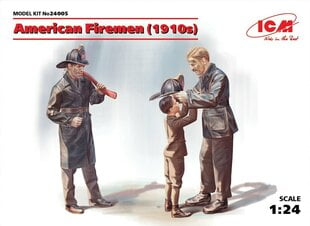 Klijuojamas Modelis ICM 24005 American Firemen (1910s) (3 figures) 1/24 kaina ir informacija | Klijuojami modeliai | pigu.lt