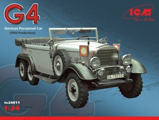 Klijuojamas Modelis ICM 24011 Typ G4 (1935 production), German Personnel Car 1/24 kaina ir informacija | Klijuojami modeliai | pigu.lt