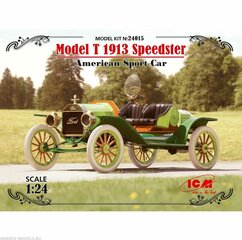Сборная модель ICM 24015 Model T 1913 Speedster, American Sport Car 1/24 цена и информация | Склеиваемые модели | pigu.lt