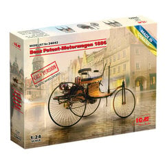 Klijuojamas Modelis ICM 24042 Benz Patent-Motorwagen 1886 (EASY version = plastic wheel-spokes) 1/24 kaina ir informacija | Klijuojami modeliai | pigu.lt