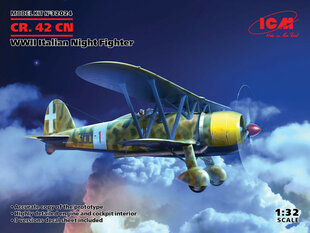 Сборная модель ICM 32024 CR. 42CN, WWII Italian Night Fighter 1/32 цена и информация | Склеиваемые модели | pigu.lt