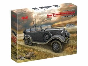 Сборная модель ICM 35530 G4 with armament, WWII German Car 1/35 цена и информация | Склеиваемые модели | pigu.lt