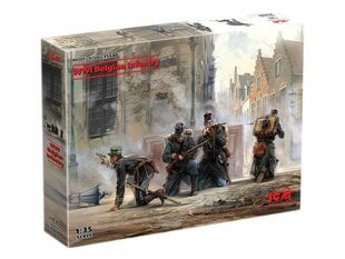 Klijuojamas Modelis ICM 35680 WWI Belgian Infantry 1/35 kaina ir informacija | Klijuojami modeliai | pigu.lt