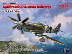 Klijuojamas Modelis ICM 48060 Spitfire Mk.IXC "Beer Delivery", WWII British Fighter 1/48 kaina ir informacija | Klijuojami modeliai | pigu.lt