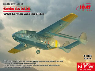 Klijuojamas Modelis ICM 48225 Gotha Go 242B, WWII German Landing Glider 1/48 kaina ir informacija | Klijuojami modeliai | pigu.lt