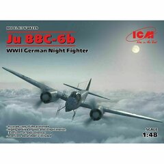 Klijuojamas Modelis ICM 48239 Ju 88С-6b, WWII German Night Fighter 1/48 kaina ir informacija | Klijuojami modeliai | pigu.lt