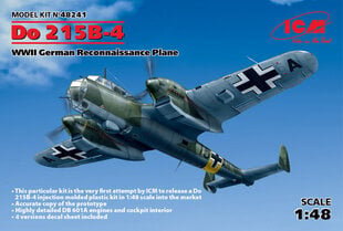 Klijuojamas Modelis ICM 48241 Do 215 B-4, WWII German Reconnaissance Plane 1/48 kaina ir informacija | Klijuojami modeliai | pigu.lt