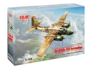 Klijuojamas Modelis ICM 48281 B-26B-50 Invader, Korean War American Bomber 1/48 kaina ir informacija | Klijuojami modeliai | pigu.lt