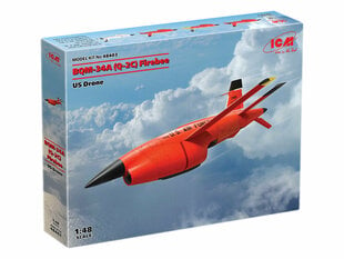 Klijuojamas Modelis ICM 48403 (BQM-34A) Q-2C Firebee, US Drone (2 airplanes and pilons) 1/48 kaina ir informacija | Klijuojami modeliai | pigu.lt