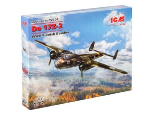 Klijuojamas Modelis ICM 72308 Do 17Z-2, WWII Finnish Bomber 1/72 kaina ir informacija | Klijuojami modeliai | pigu.lt